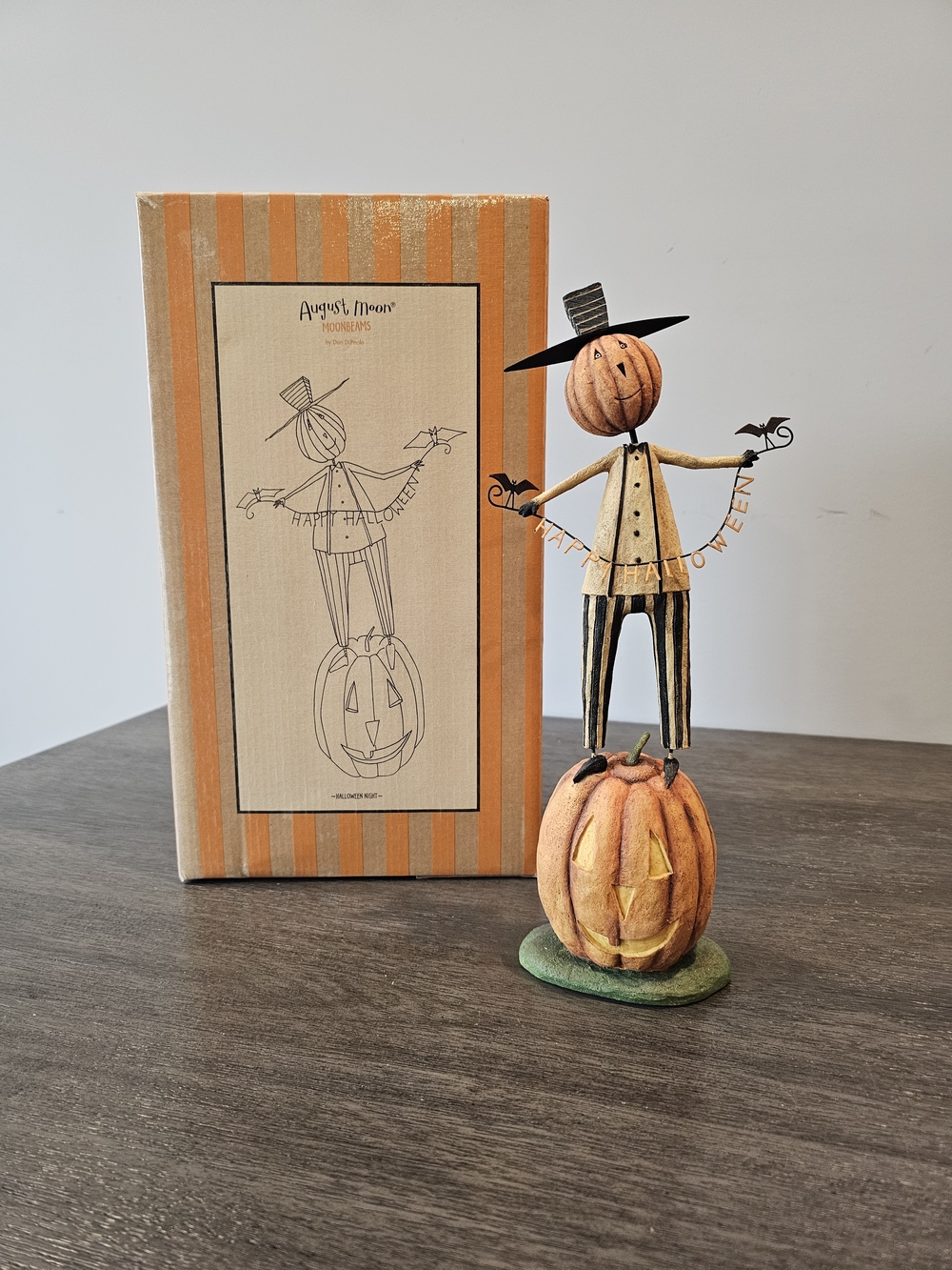 August Moon Halloween Night Pumpkin Collectible